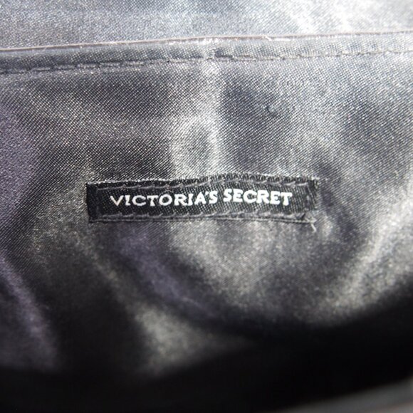 Victorias Secret Black/Red Satchel Shoulder Bag, Vintage, Y2K - Picture 11 of 15
